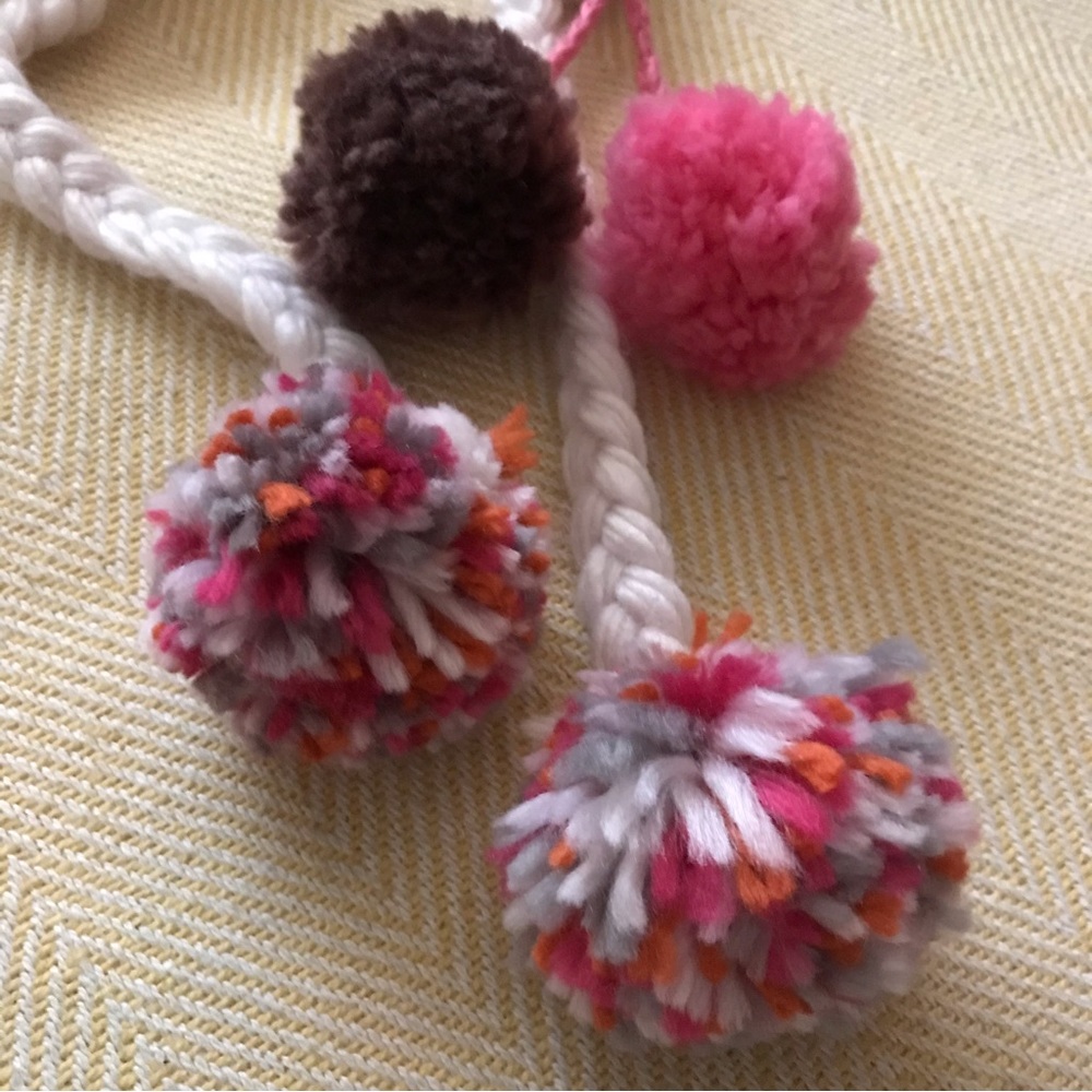 Child’s Pom Poms Knitted Hat - Picture 3 of 7